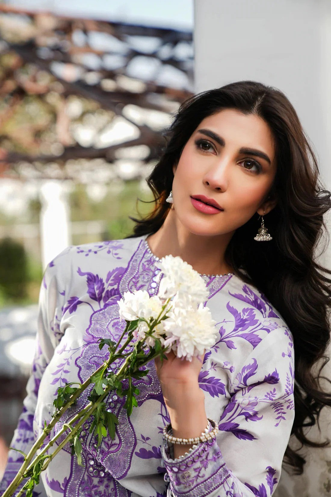 KARANDI PRINTED+EMBROIDERY UNSTITCH DRESS 3 PIECE 518W